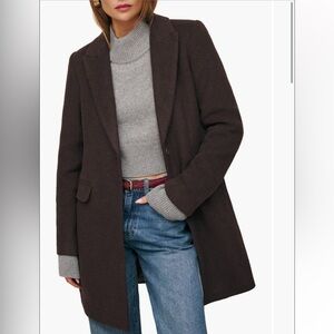 Reformation Whitmore Wool Blend Coat